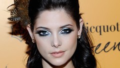 Woman Celebrity faces brunettes models black hair ashley greene
