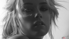 Woman Celebrity faces monochrome Actress blondes models amber 