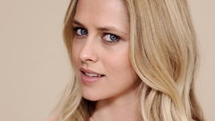 Woman Celebrity faces smirk Actress blondes blue eyes teresa 