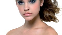 Woman Celebrity fashion blue eyes brunettes models photo shoot 