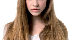 Woman Celebrity fashion blue eyes brunettes models photo shoot 