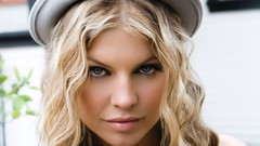 Woman Celebrity fergie blondes blue eyes portraits