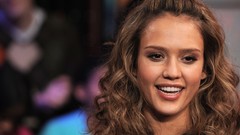 Woman Celebrity Jessica Alba Actress curly hair