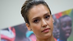 Woman Celebrity Jessica Alba faces Actress