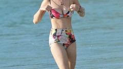 Woman Celebrity katy perry brunettes singers cleavage