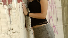 Woman Celebrity Kristen Bell Actress blondes leather boots