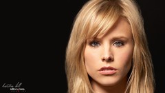 Woman Celebrity Kristen Bell faces Actress blondes models pices