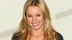 Woman Celebrity Kristen Bell faces Actress blondes smiling 