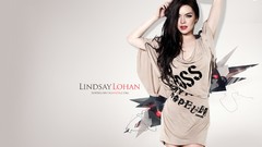Woman Celebrity Lindsay Lohan Actress models photo shoot