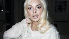 Woman Celebrity Lindsay Lohan blondes
