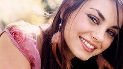 Woman Celebrity long hair brunettes mila kunis