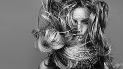 Woman Celebrity long hair feminine rosie huntington-whiteley 