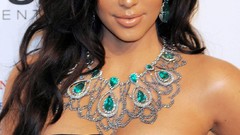 Woman Celebrity long hair models kim kardashian huge boobs