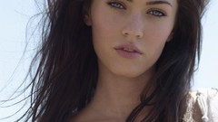 Woman Celebrity Megan Fox faces Actress brunettes