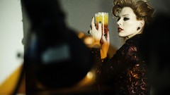 Woman Celebrity Milla Jovovich Actress campari