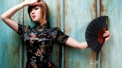 Woman Celebrity models Korean Hwang Mi Hee