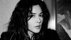 Woman Celebrity Monica Bellucci Actress brunettes grayscale