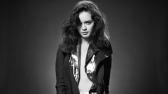 Woman Celebrity monochrome Actress brunettes alexis bledel