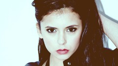 Woman Celebrity Nina Dobrev faces Actress