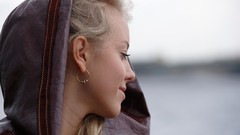 Woman Celebrity outdoors blondes Barbara D Stunning18 Magazine