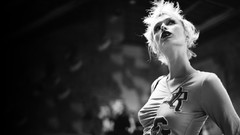 Woman Celebrity Paris Hilton monochrome Actress blondes