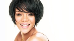 Woman Celebrity rihanna brown eyes brunettes singers Simple 