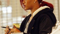 Woman Celebrity rihanna redheads