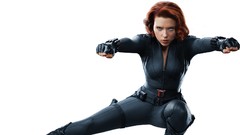 Woman Celebrity Scarlett Johansson Actress brunettes Black Widow