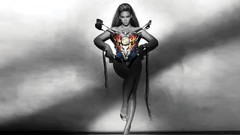 Woman Celebrity selective coloring