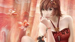 Woman cgi asians artwork