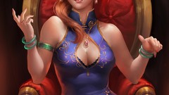 Woman chairs old stockings mafia redheads cleavage sakimichan