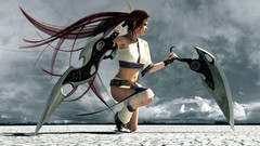 Woman Characters heavenly sword weaponry artwork