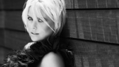 Woman charlize theron monochrome
