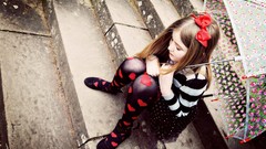 Woman children brunettes