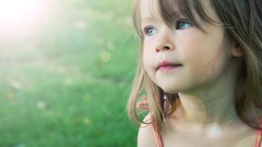 Woman children widescreen brunettes little girl