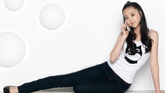 Woman China jeans asians models