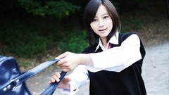 Woman China schoolgirls asians models