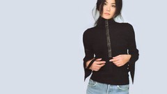 Woman Chinese Actress asians short hair black hair grey 