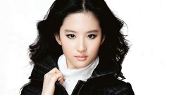 Woman Chinese asians liu yifei black hair liu yi fei