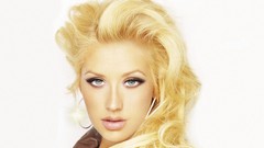 Woman Christina Aguilera lingerie brunettes models panties