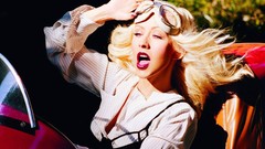 Woman Christina Aguilera singers