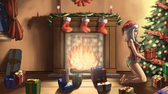 Woman Christmas Anime