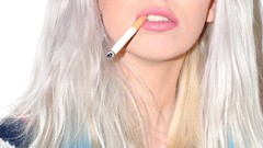 Woman Cigarettes blondes emma summer