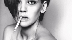Woman Cigarettes monochrome Aleksandra Wydrych