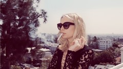 Woman Cigarettes smoking blondes cities models portraits smoker