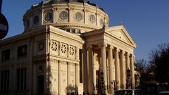 Woman cityscapes architecture buildings