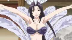 Woman cleavage anime girls