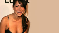 Woman cleavage Sarah Shahi