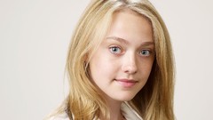 Woman close-up Actress blondes blue eyes Dakota Fanning