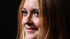 Woman close-up Actress blondes blue eyes Dakota Fanning